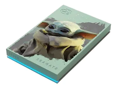 Seagate FireCuda - Star Wars The Mandalorian Grogu Special Edition - Festplatte - 2 TB - extern (tragbar) - USB 3.2 Gen 1 - mit 3 Jahre Seagate Rescue Datenwiederherstellung