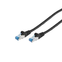 Shiverpeaks Patchkabel CAT6a RJ45 S/FTP 5m Black - Netzwerk - CAT 6a