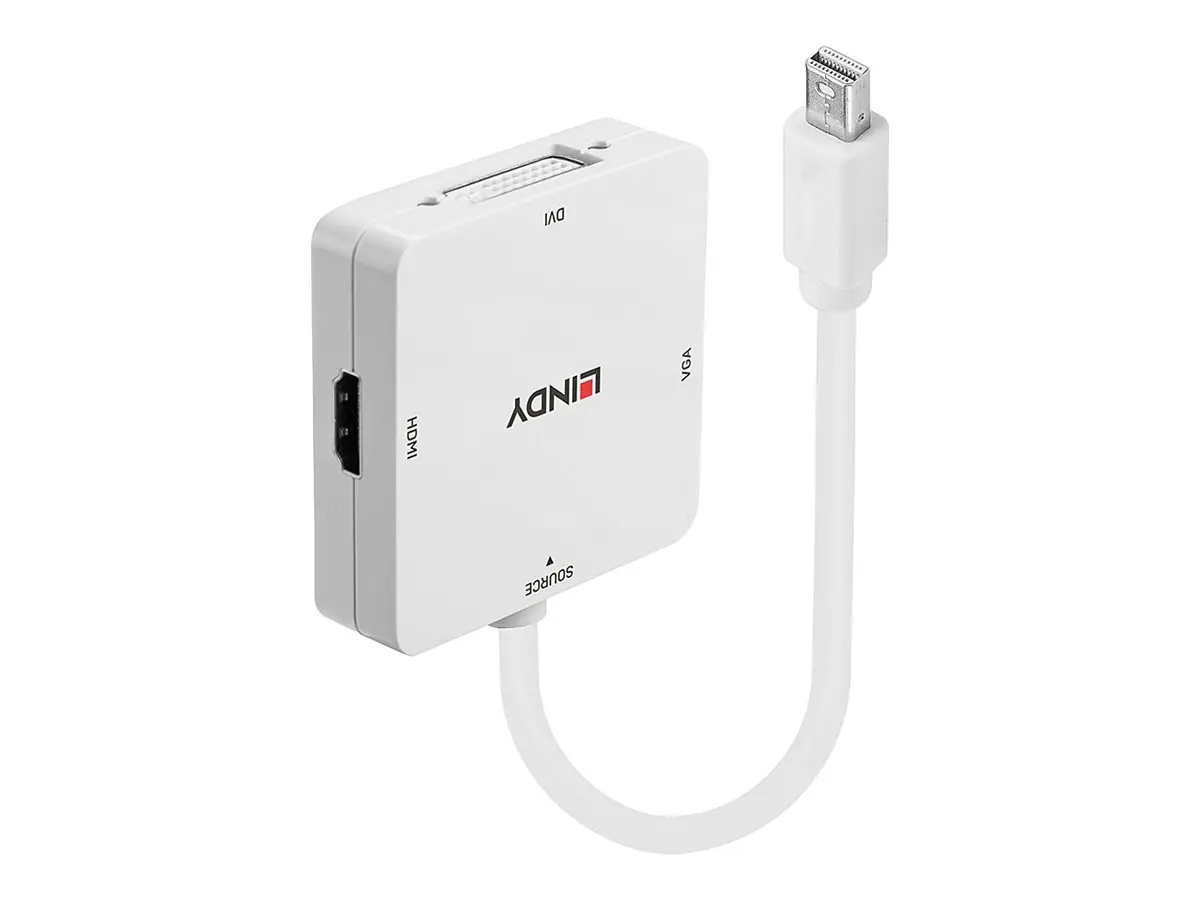 Lindy Mini-DP 1.2 an HDMI 4K30/DVI/VGA Adapter 41035