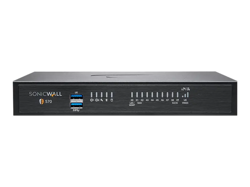 SonicWALL TZ570W - Sicherheitsgerät - 1GbE, 5GbE - Wi-Fi 5 - 2.4 GHz, 5 GHz - Desktop