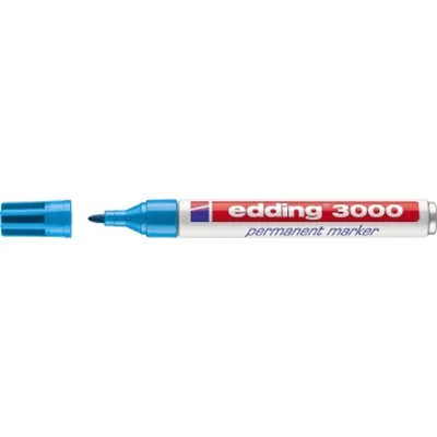 edding Permanentmarker 3000 4-3000010 1,5-3mm Rundspitze h.bl