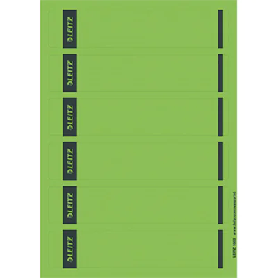 Leitz Ordneretikett 16862055 kurz/schmal Papier gn 150 St./Pack.