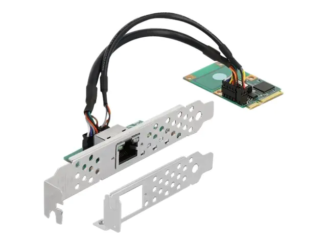 Delock Mini PCIe I/O PCIe full size 1 x RJ45 Gigabit LAN - Netzwerkadapter - PCIe Mini Card - Gigabit Ethernet x 1