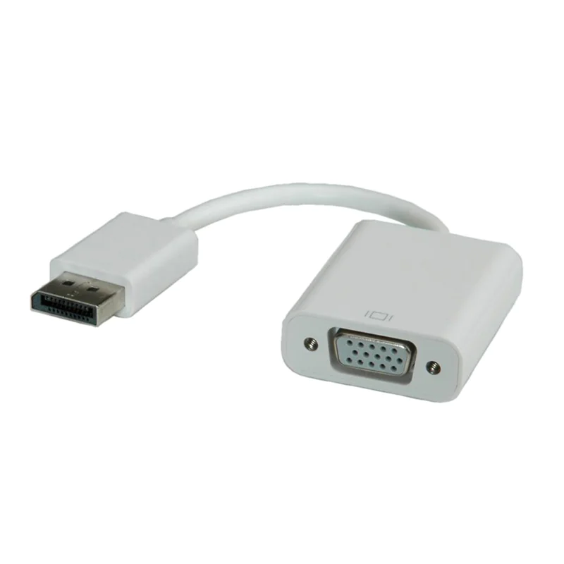 Roline - Videokonverter - DisplayPort - VGA - weiß Roline - Videokonverter - DisplayPort - VGA - weiß