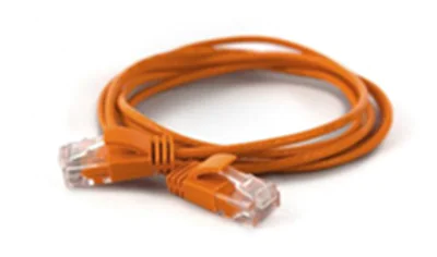 WANTEC 7254 - 0,2 m - Cat6a - U/UTP (UTP) - RJ-45 - RJ-45 - Orange