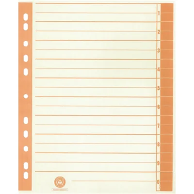 Trennblatt RC Karton 9541106100 A4 chamois/orange 100 St./Pack.