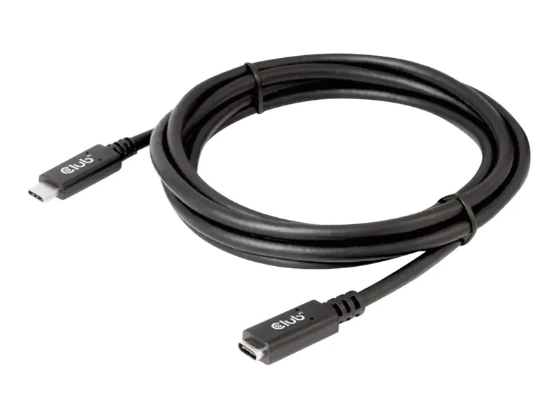 Club 3D USB-Typ-C Gen1 Verlängerungskabel 5Gbps 60W(20V/3A) 4K60Hz St./B 2m CAC-1529
