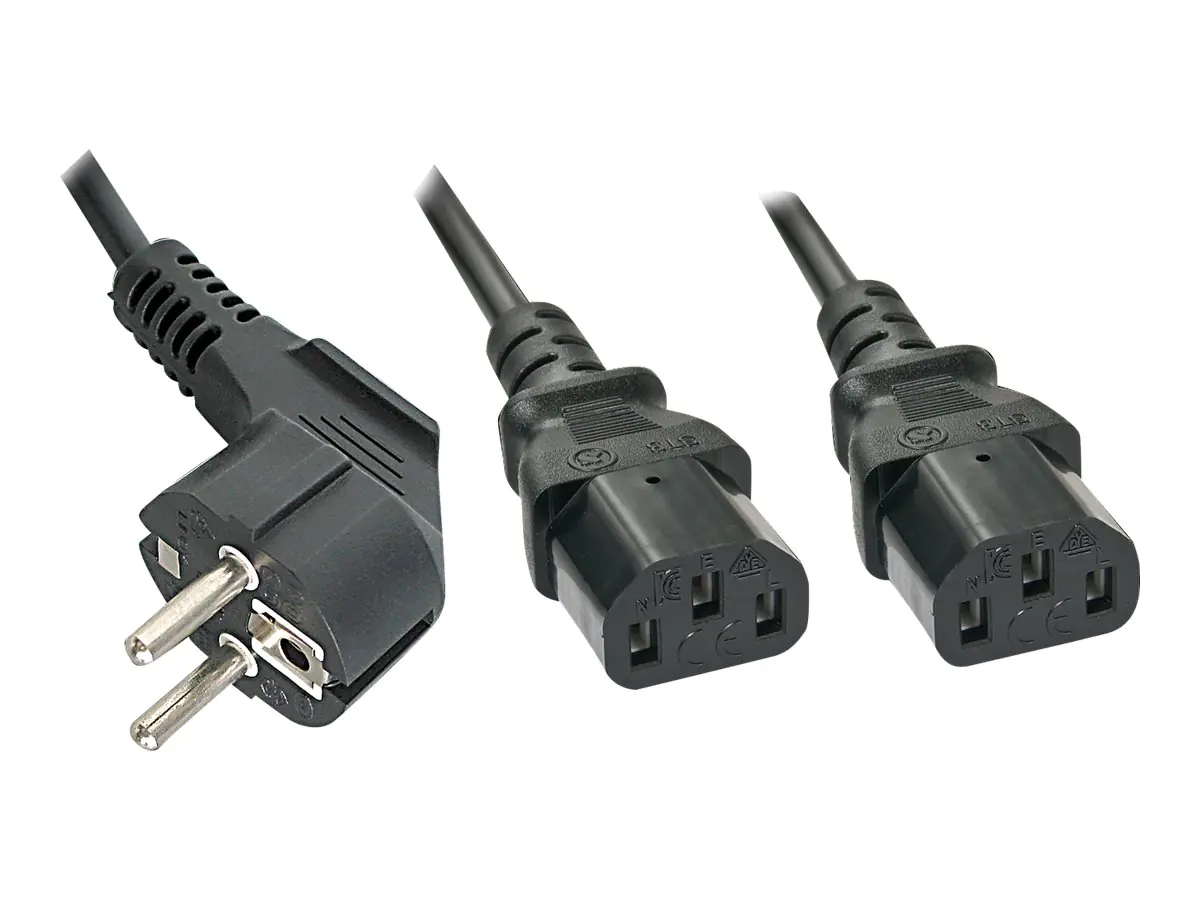 Lindy - Stromkabel - CEE 7/7 (S) bis IEC 60320 C13