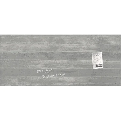 SIGEL Magnetboard Artverum GL248 1.300x550x15mm Glas Sichtbeton SIGEL Magnetboard Artverum GL248 1.300x550x15mm Glas Sichtbeton
