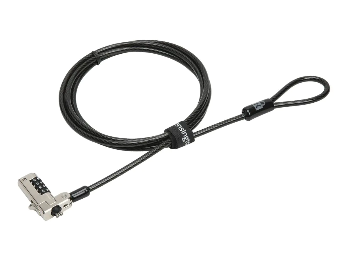 Kensington N17 Combination Cable Lock for Dell Devices with Wedge Slots - Sicherheitskabelschloss - 1.8 m Kensington N17 Combination Cable Lock for Dell Devices with Wedge Slots - Sicherheitskabelschloss - 1.8 m