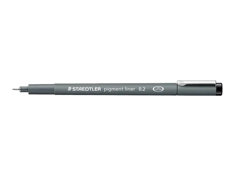 STAEDTLER pigment liner - Fineliner - Schwarz 308 02-9