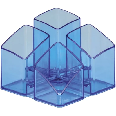 HAN Schreibtischköcher SCALA 17450-26 4Fächer transparent blau HAN Schreibtischköcher SCALA 17450-26 4Fächer transparent blau