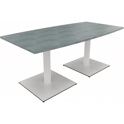 Bespr.ti. Tonneau Tellerfuß Quadrat B1800xT800/900xH720 ws/Beton Bespr.ti. Tonneau Tellerfuß Quadrat B1800xT800/900xH720 ws/Beton