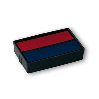 COLOP E/10/2 Rep Pads Blue/Red PK2, Blau/Rot, Schwarz, Kunststoff, 1 Stück(e), Beide Geschlechter, Mini-Dater S 160, Mini-Dater S 160/L 3101062302
