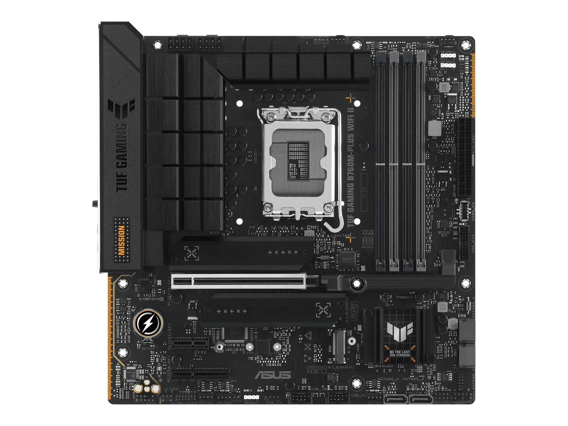 ASUS TUF GAMING B760M-PLUS WIFI II - Motherboard - micro ATX - LGA1700-Sockel - B760 Chipsatz - USB