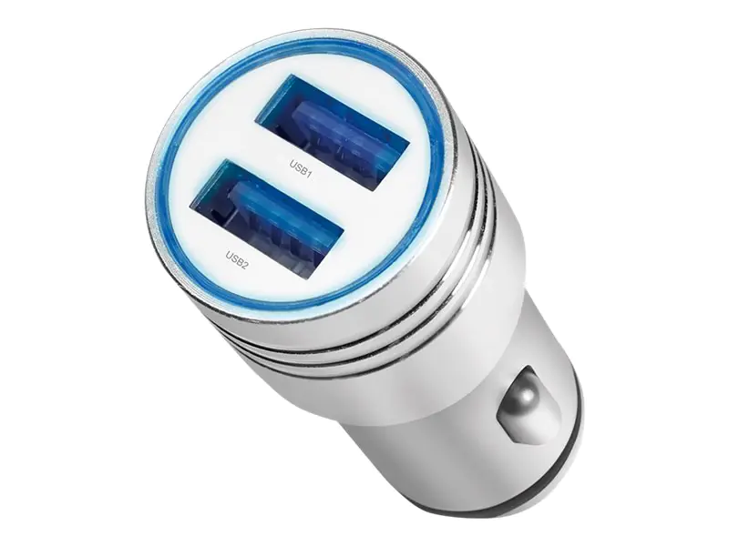 LogiLink USB Car Charger - Auto-Netzteil - 10.5 Watt - 2.1 A - 2 Ausgabeanschlussstellen (USB)