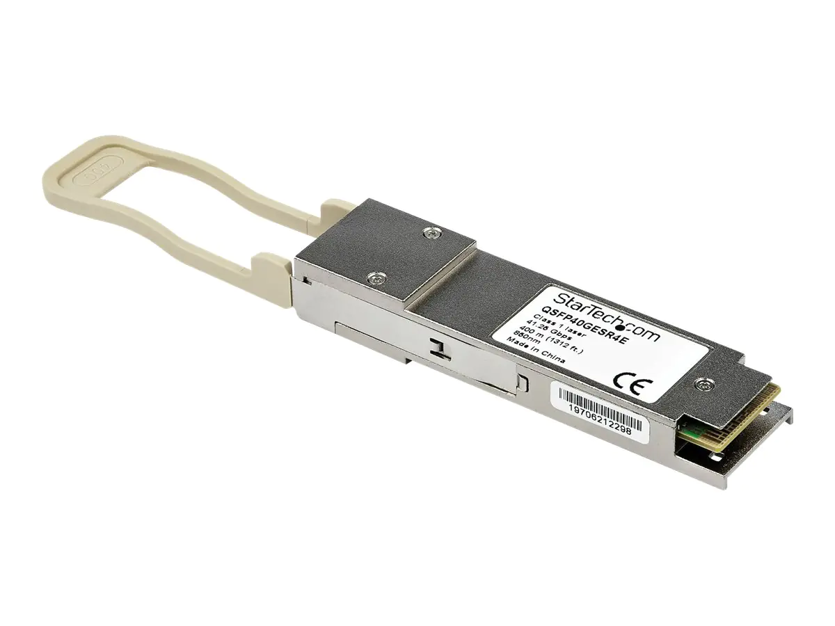 StarTech JG325B-ST Transceiver Modul (QSFP Module, 40GBase-SR4 HP kompatibel, Glasfaser, 850nm, MPO Multimode mit DDM) - QSFP+-Transceivermodul (gleichwertig mit: HP JG325B) - 40GbE - 40GBASE-SR4 - MPO-Multi-Modus - bis zu 150 m - 850 nm - für HPE Apollo