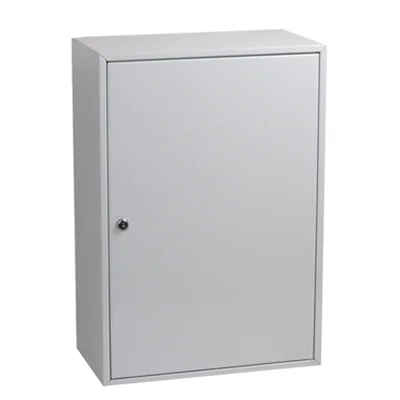 Phoenix Schlüsselschrank 38 x 55 x 14 cm (B x H x T) Stahl, pulverbeschichtet hellgrau