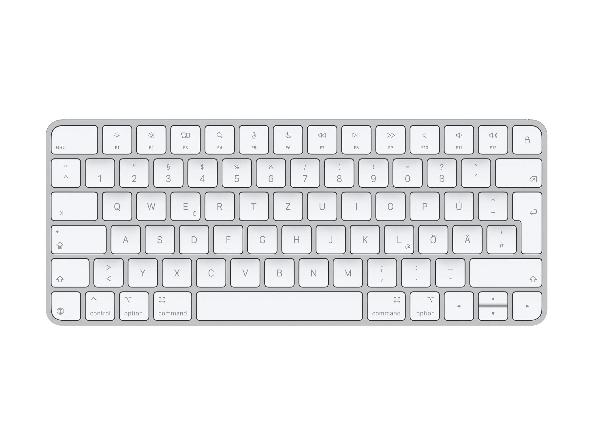 Apple Magic Keyboard - Tastatur - USB-C - kabellos - Bluetooth - QWERTZ - Deutsch
