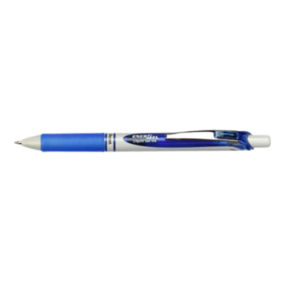 Pentel EnerGel Roller ECO, Ausziehbarer Gelschreiber, Blau, Blau, Silber, Weiß, 0,35 mm, 0,7 mm, 1 Stück(e) BL77E-CX