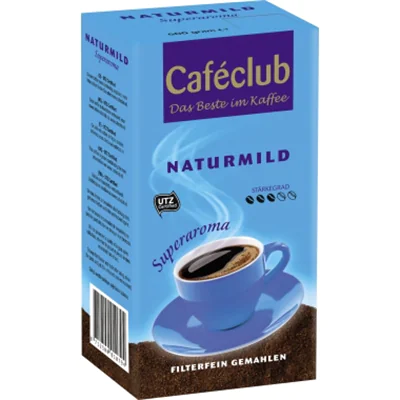 Kaffee Cafeclub Naturmild 799 gemahlen 500g Kaffee Cafeclub Naturmild 799 gemahlen 500g