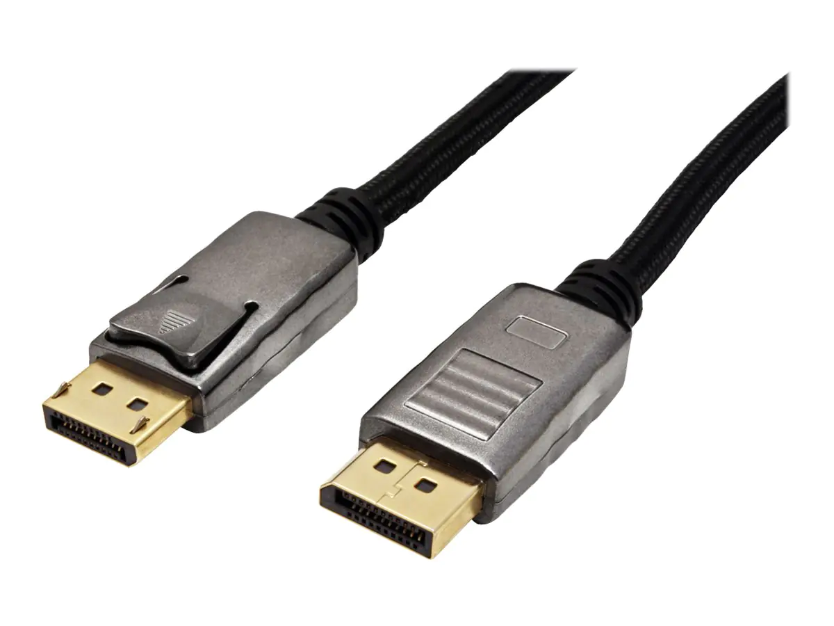 Roline - DisplayPort-Kabel - DisplayPort (M) zu DisplayPort (M) - DisplayPort 1.2 - 1.5 m - 4K Unterstützung - Schwarz