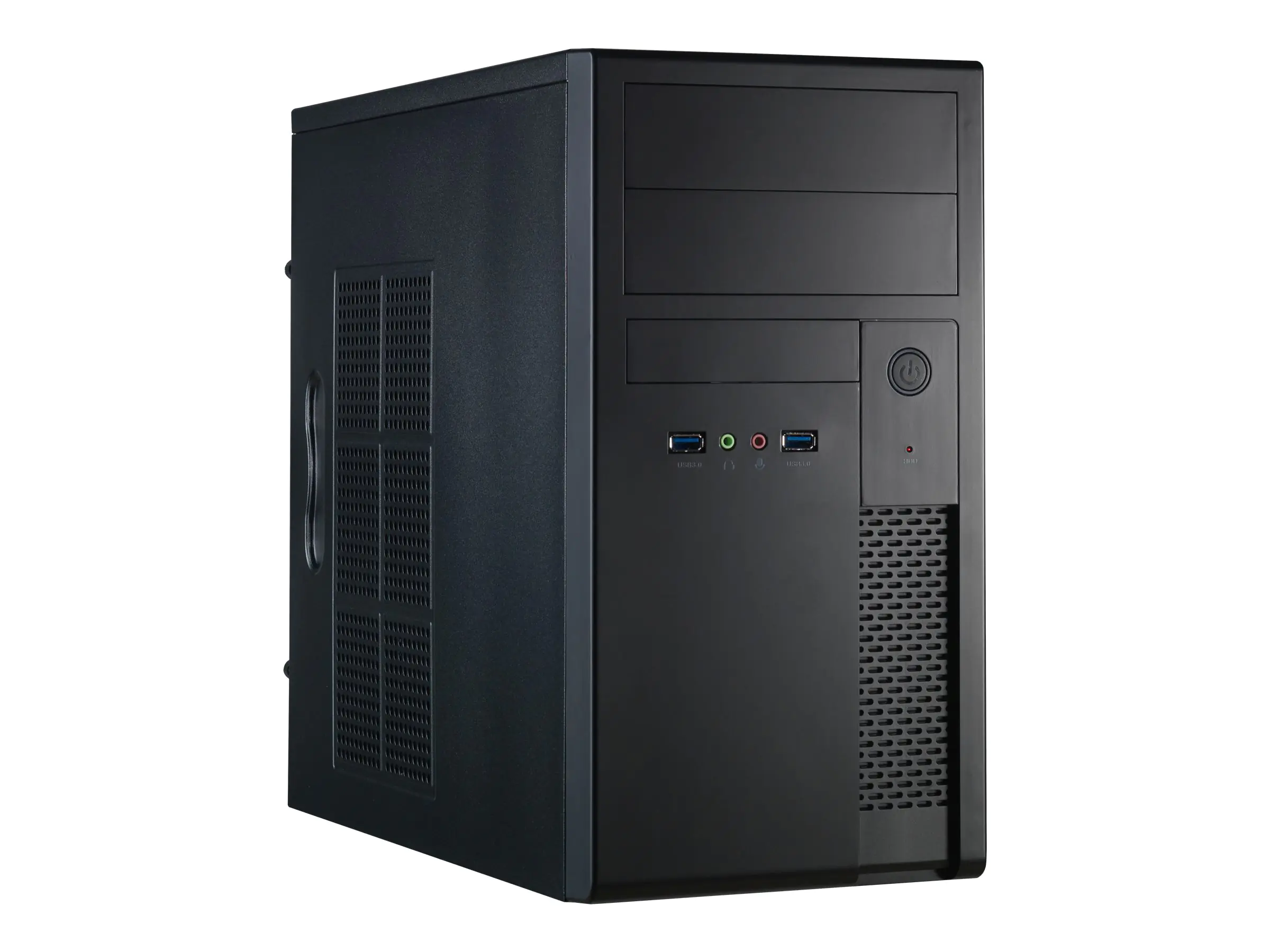 Chieftec Mesh Series XT-01B - Tower - micro ATX 350 Watt (ATX12V 2.3/ PS/2) - Schwarz - USB/Audio