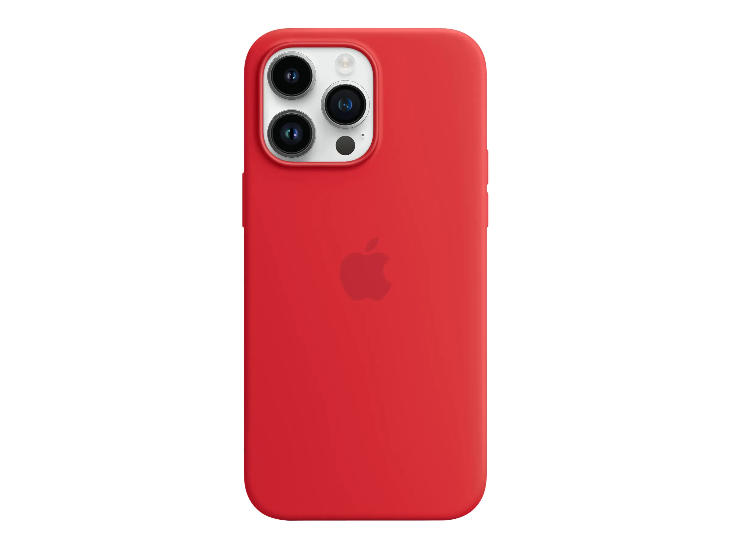 Apple - (PRODUCT) RED - hintere Abdeckung für Mobiltelefon - mit MagSafe - Silikon - Rot - für iPhone 14 Pro Max