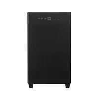 ASUS Prime AP201 - Kleiner Tower - micro ATX - Seitenteil mit Fenster (gehärtetes Glas) - keine Spannungsversorgung - Schwarz - USB/Audio