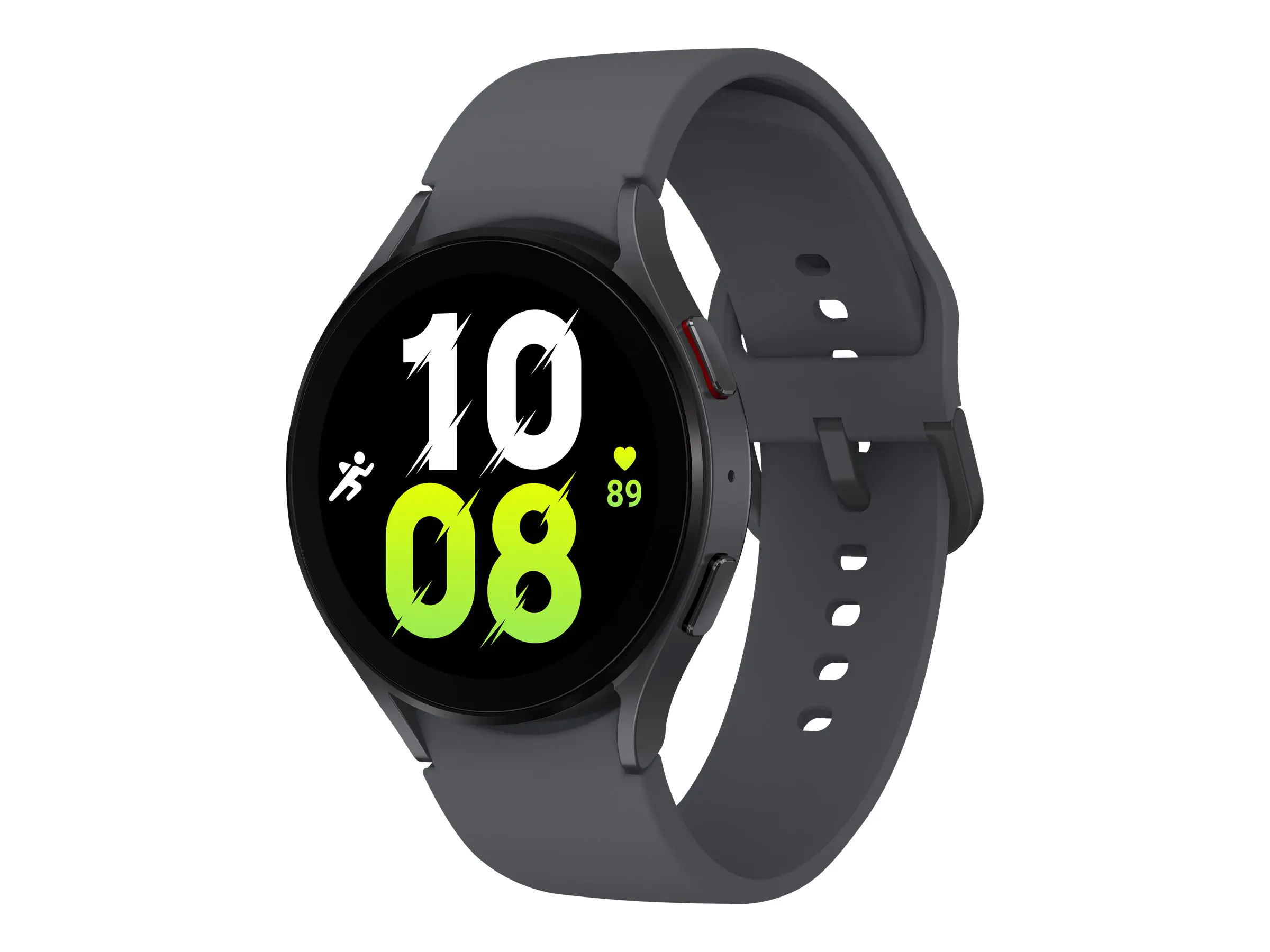 Samsung Galaxy Watch5 - 44 mm - Carbon-Schwarz - intelligente Uhr mit Sportband - Anzeige 3.46 cm (1.4") - 16 GB - NFC, Wi-Fi, Bluetooth - 33.5 g