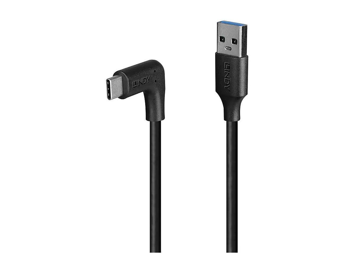 Lindy 1.5m USB 3.2 Typ A an C Kabel 90° gewinkelt