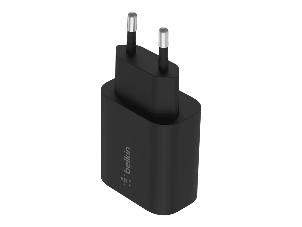 Belkin BoostCharge - Netzteil - PPS Technology - 25 Watt - PD 3.0, Fast Charge (24 pin USB-C) - Schwarz