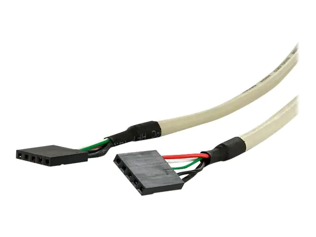 StarTech 2 Port USB 2.0 Low Profile Slotblech - Buchse - USB-Konsole - USB (W) zu Inline, 5-polig (W)