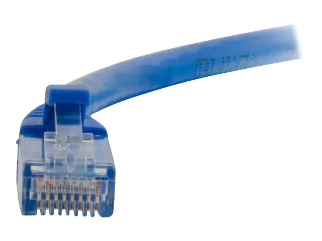 C2G Cat5e Booted Unshielded (UTP) Network Patch Cable - Patch-Kabel - RJ-45 (M) zu RJ-45 (M) - 5 m - UTP - CAT 5e - geformt, ohne Haken, verseilt - Blau