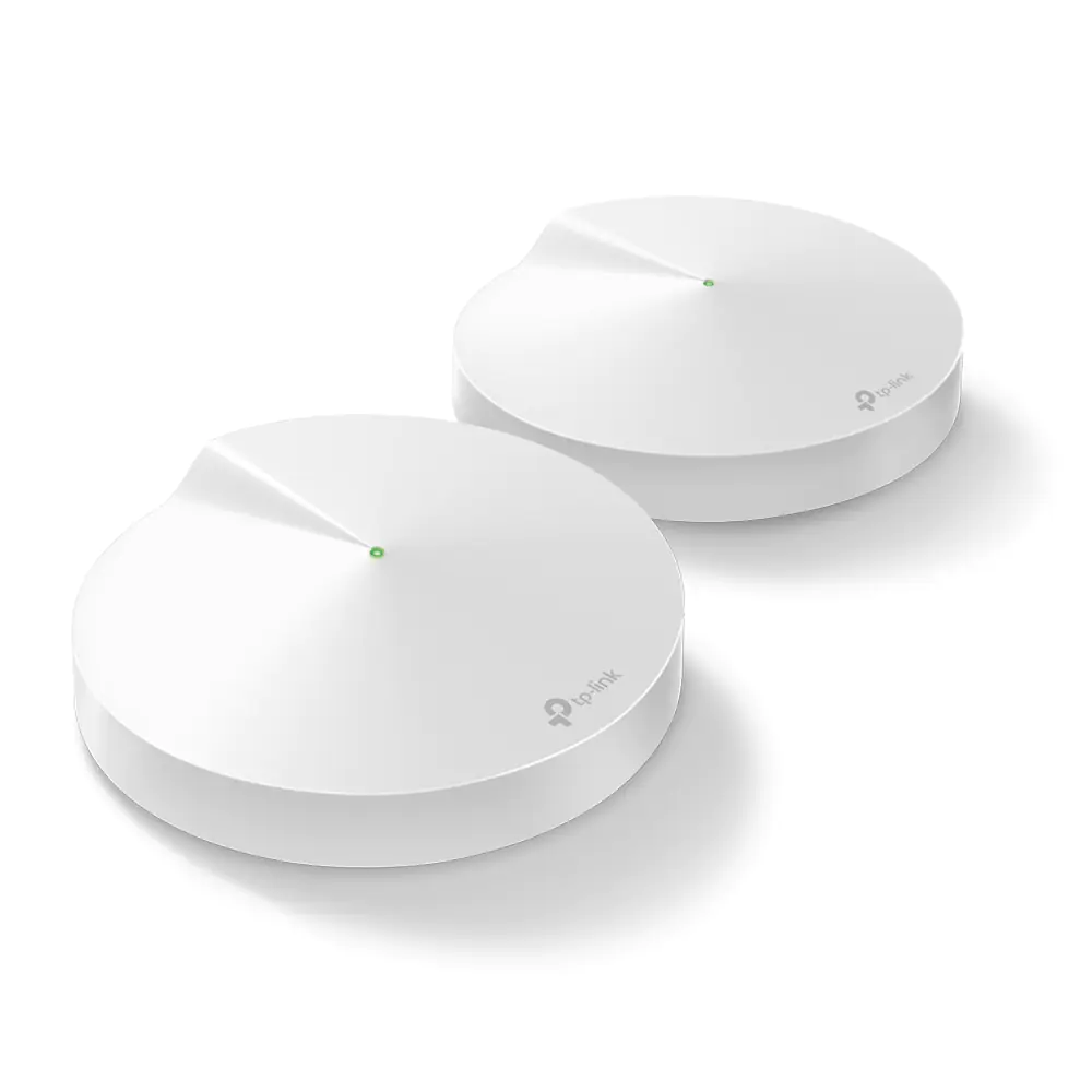 TP-Link Deco M9 Plus - WLAN-System - (2 Router) - bis zu 418 m² - Netz 1GbE, ZigBee - Wi-Fi 5 - Bluetooth, ZigBee Home Automation 1.2 - Dual-Band