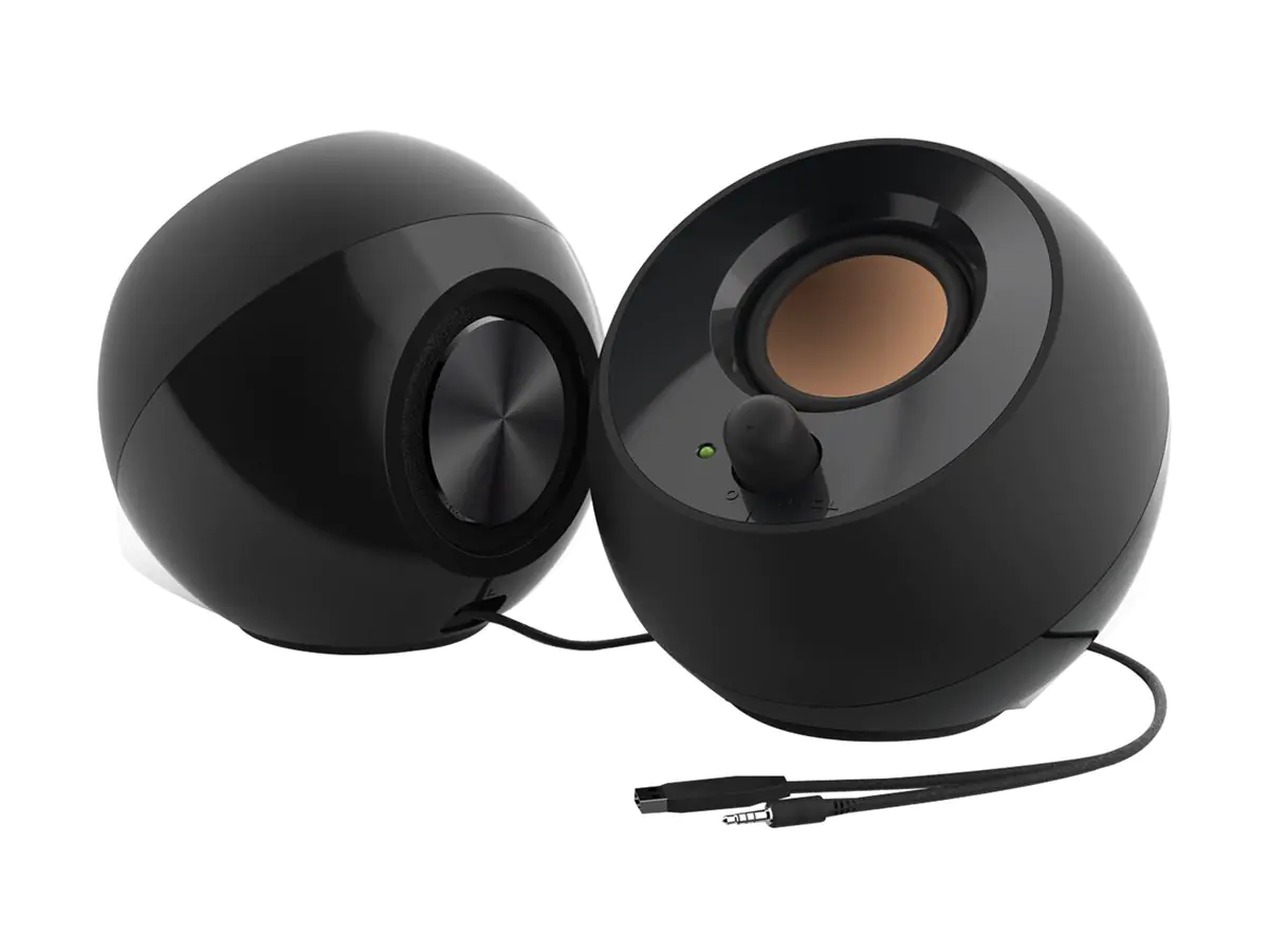 Creative Pebble - Lautsprecher - für PC - 4.4 Watt (Gesamt) - Schwarz