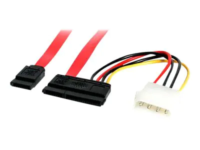 StarTech.com 45cm SATA Daten- und Stromkabel mit LP4 Molex - SATA-Kabel - Serial ATA 150/300/600 -