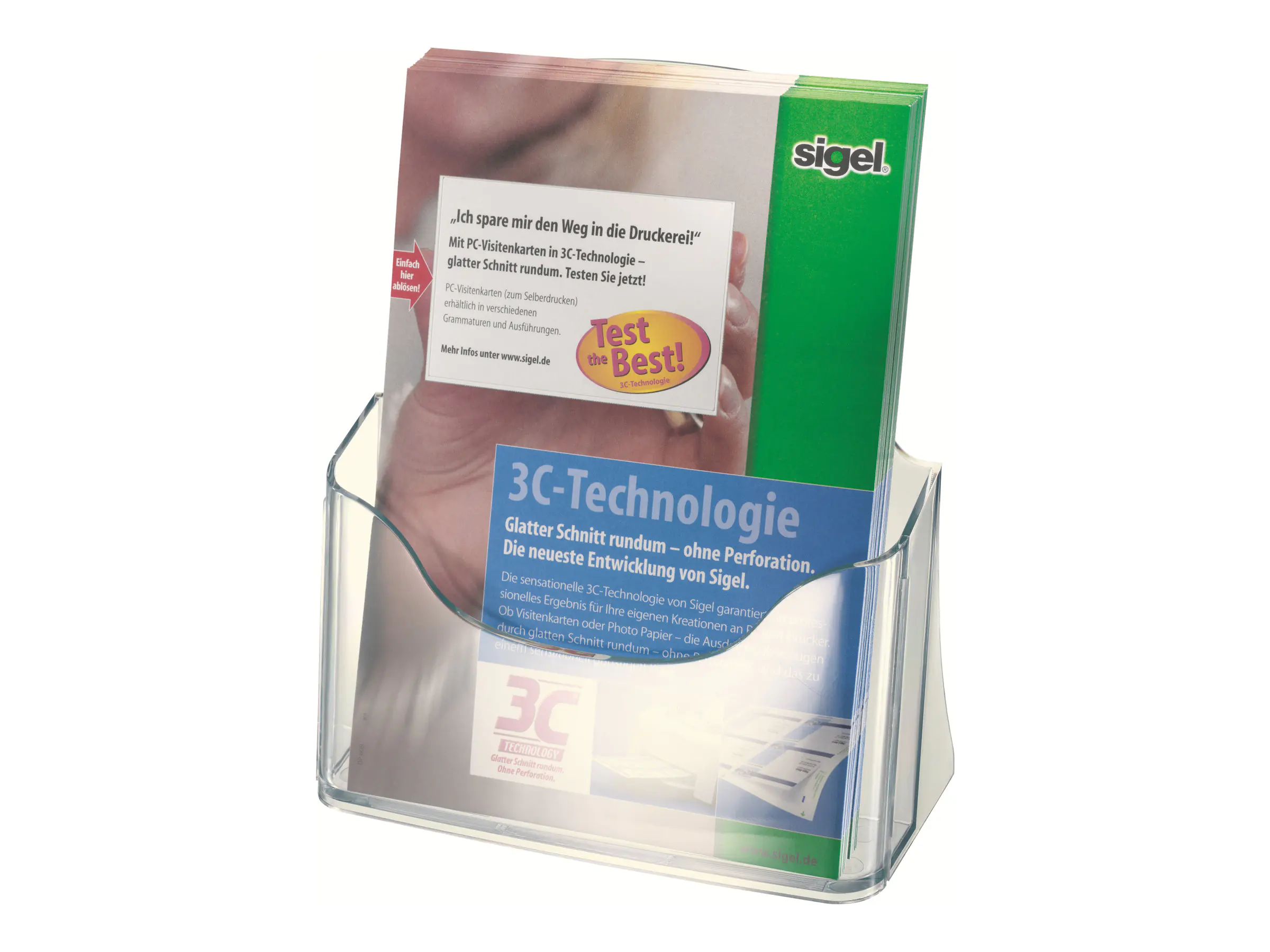 Sigel Prospektspender - Desktop - für A5 LH112
