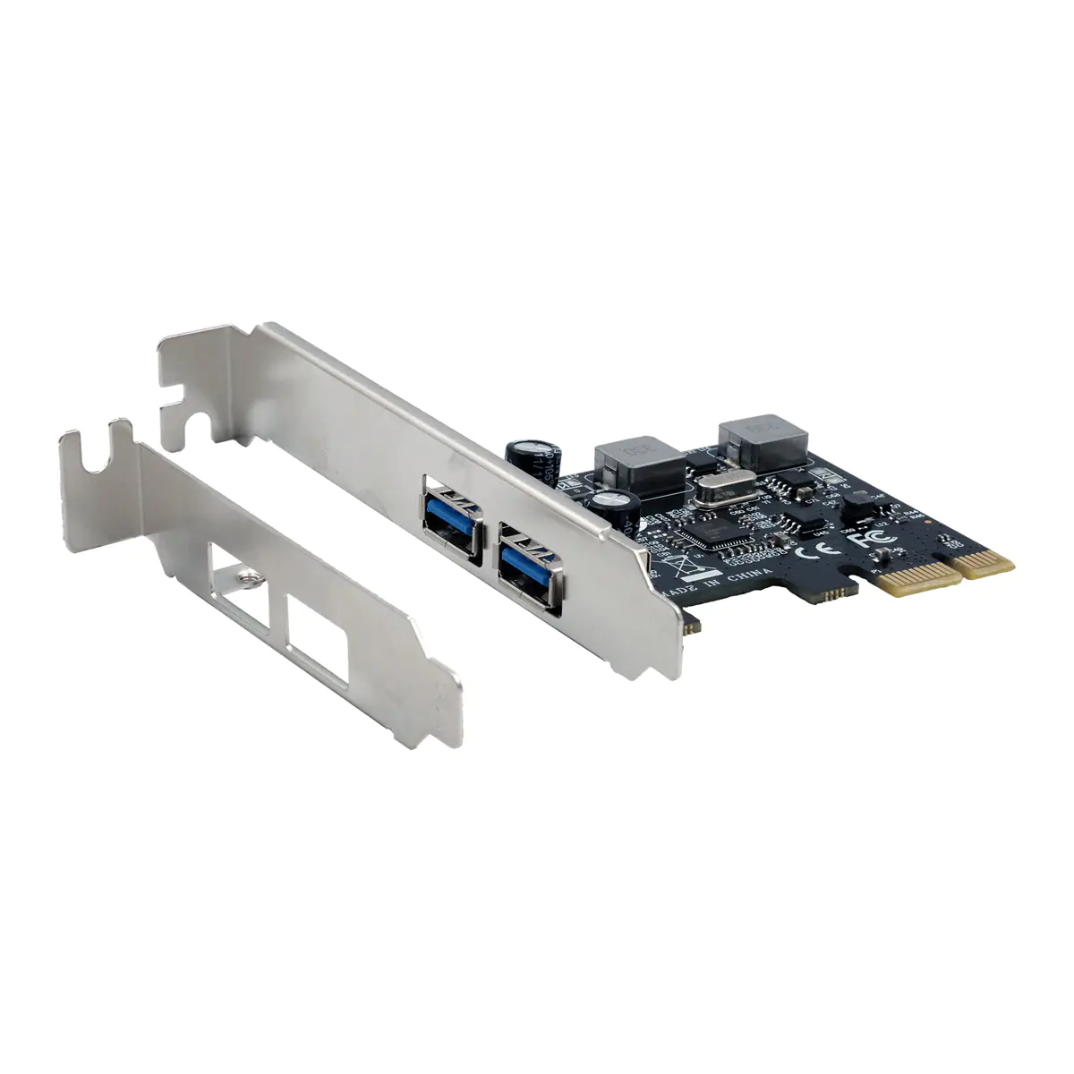 Exsys GmbH USB 3.2 Gen 1 PCIe Karte mit 2 Ports 3A Renesas EX-11192 - PCI