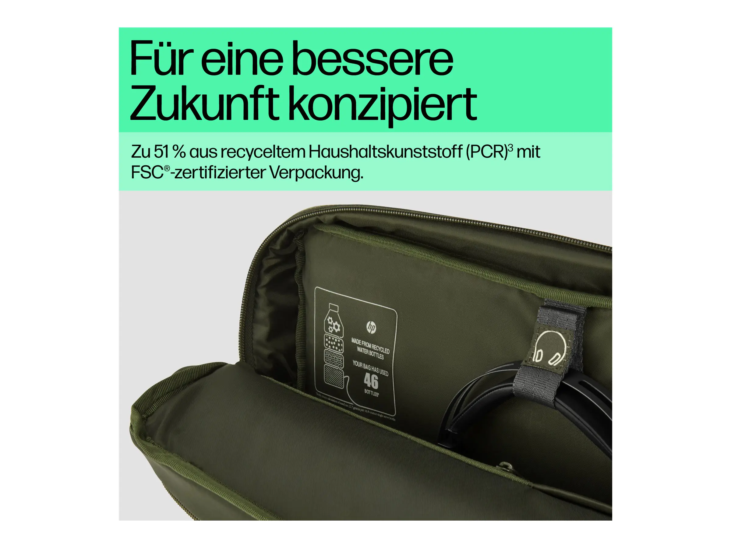 HP Notebook-Tasche - modular - 39.6 cm (15.6")