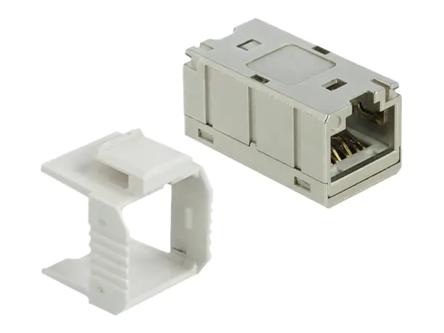 Delock - Netzwerkkoppler - RJ-45 (W) zu RJ-45 (W) - STP - CAT 6a - Keystone-Buchse