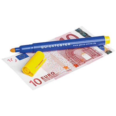 Genie 11794, Multi-Währung, Tinte, Blau, Gelb, Akku, 141 mm, 15 mm