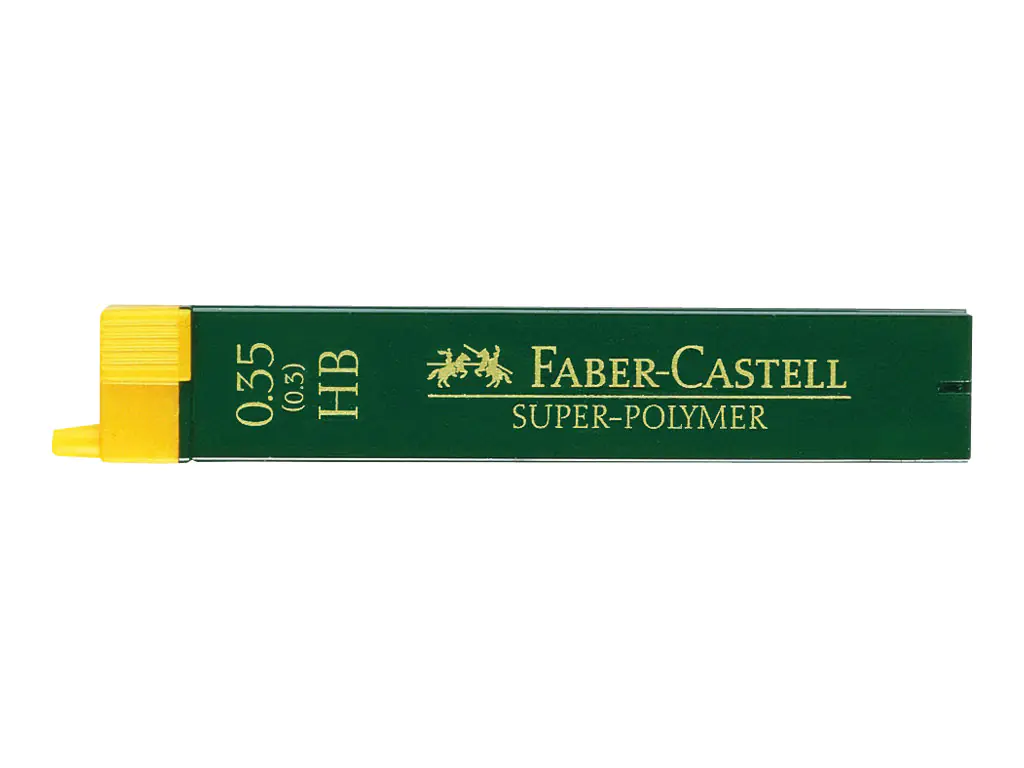 FABER-CASTELL Super-Polymer - Bleistiftmine - HB - 0.35 mm (Packung mit 12) 120300