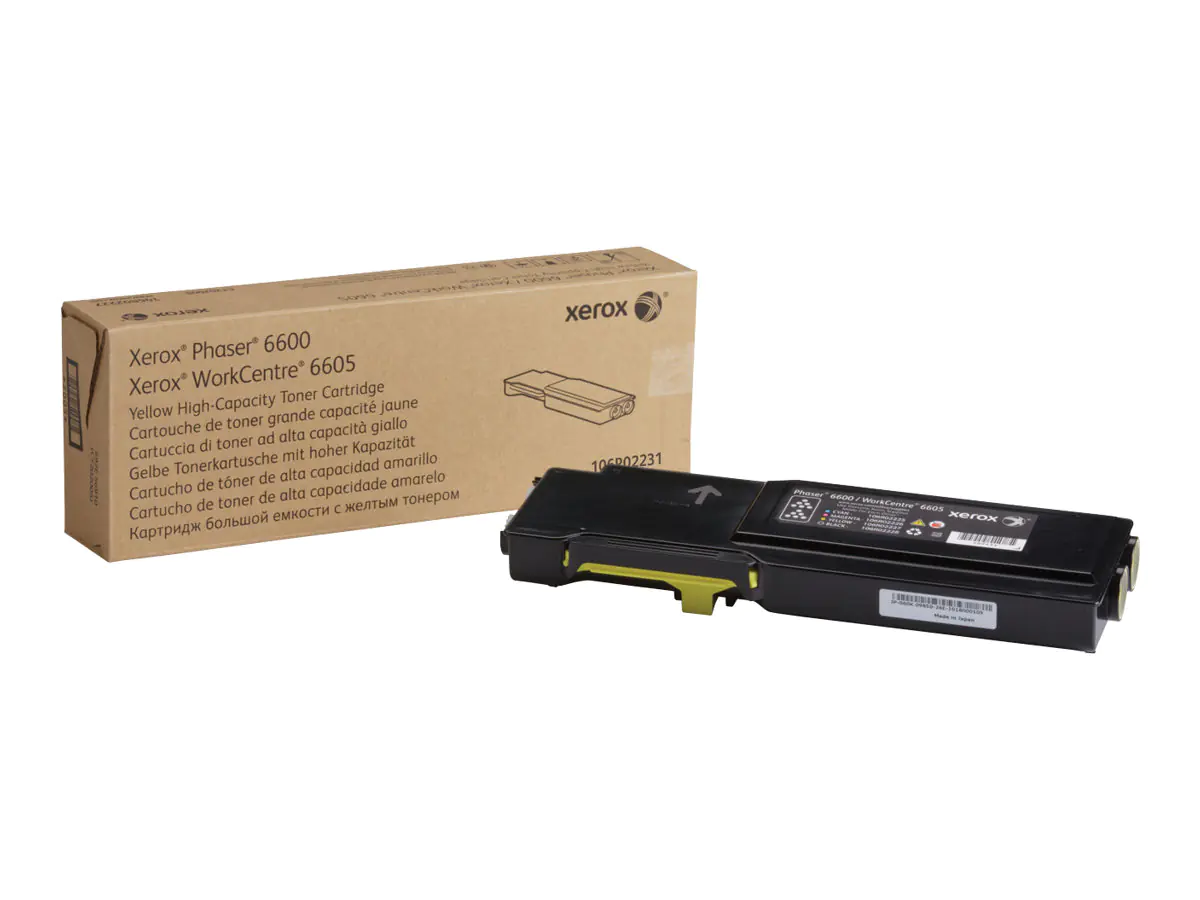 Xerox Phaser 6600 - Mit hoher Kapazität - Gelb - Original - Tonerpatrone - für Phaser 6600; WorkCentre 6605