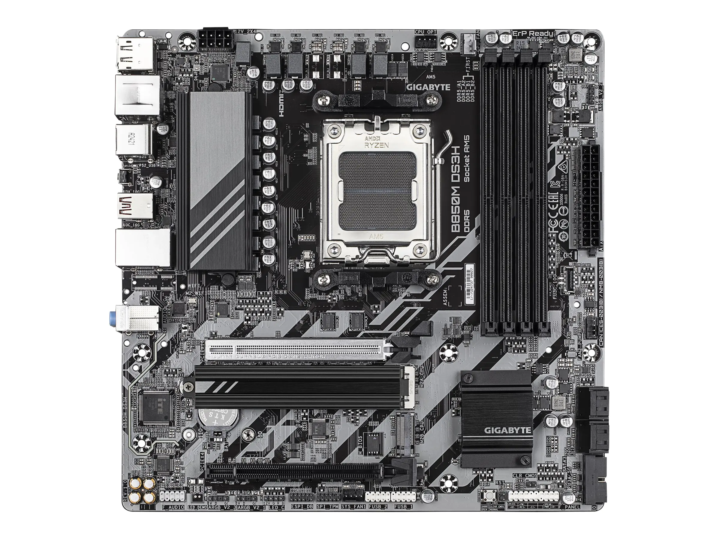 Gigabyte GIGA B850M DS3H AM5/DDR5/µATX - Mainboard - AMD Sockel AM5 (Ryzen Zen4)