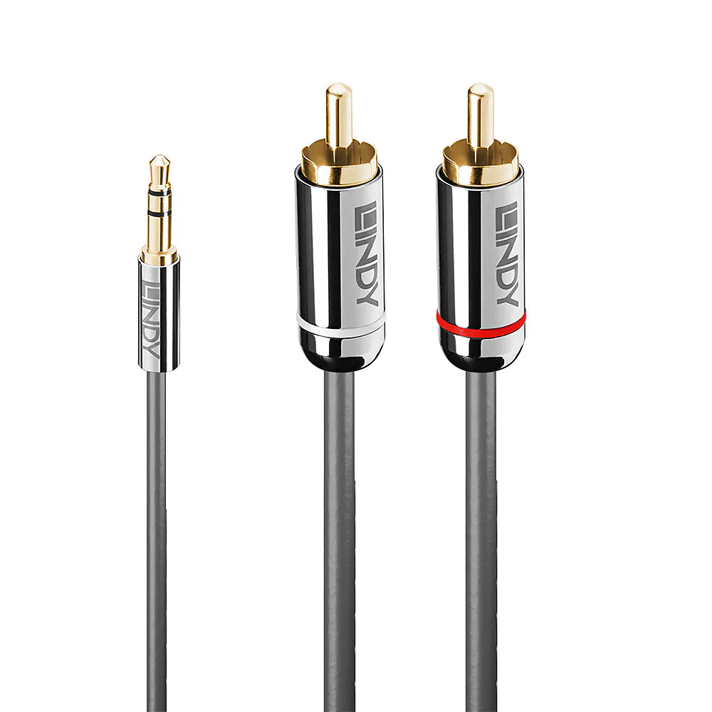 Lindy Cromo Line - Audiokabel - mini-phone stereo 3.5 mm männlich zu RCA männlich