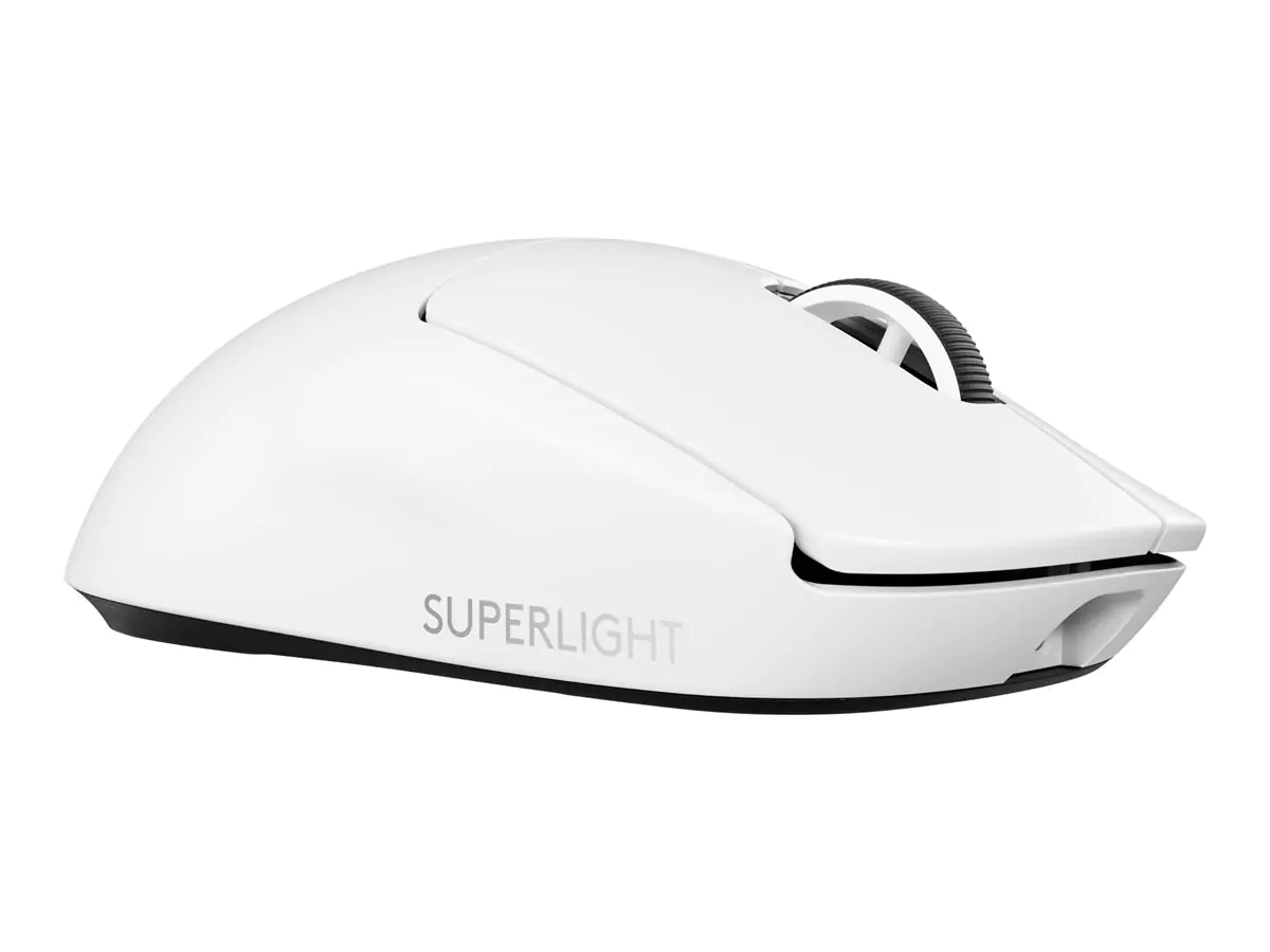 Logitech G PRO X SUPERLIGHT 2 - Maus - Gaming - optisch - 5 Tasten - kabellos - 2.4 GHz - USB Logitech LIGHTSPEED Empfänger - weiß