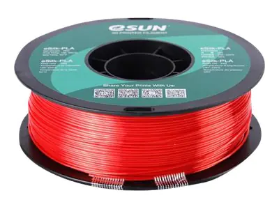 Esun eSilk-PLA 1.75mm Red 1kg 3D Filament