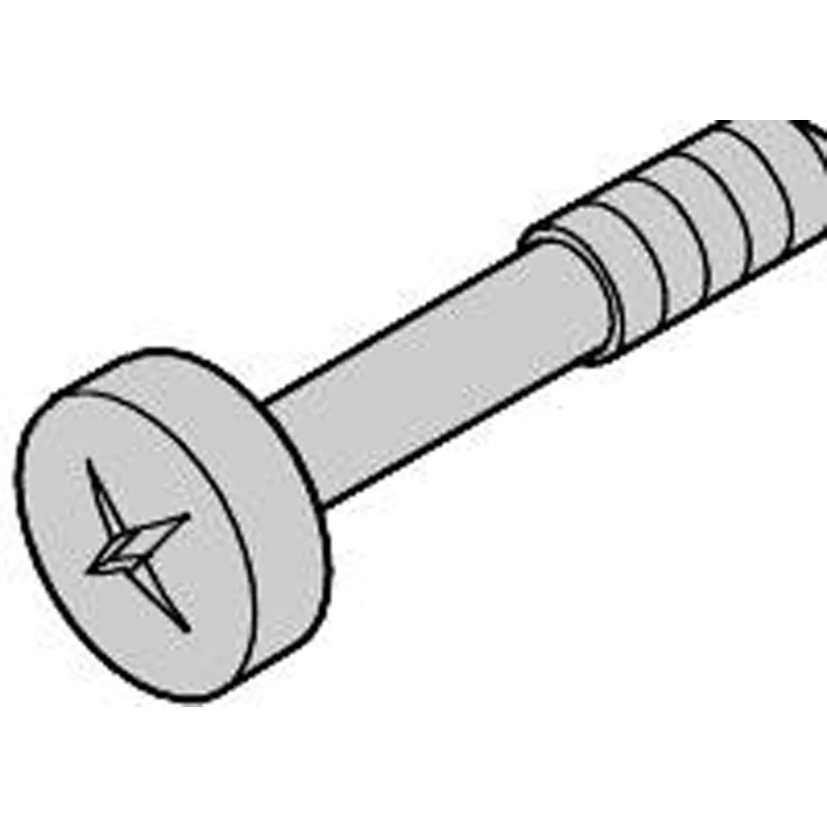 Schroff SCREW CSK ST 2.5X5.3 100PCS