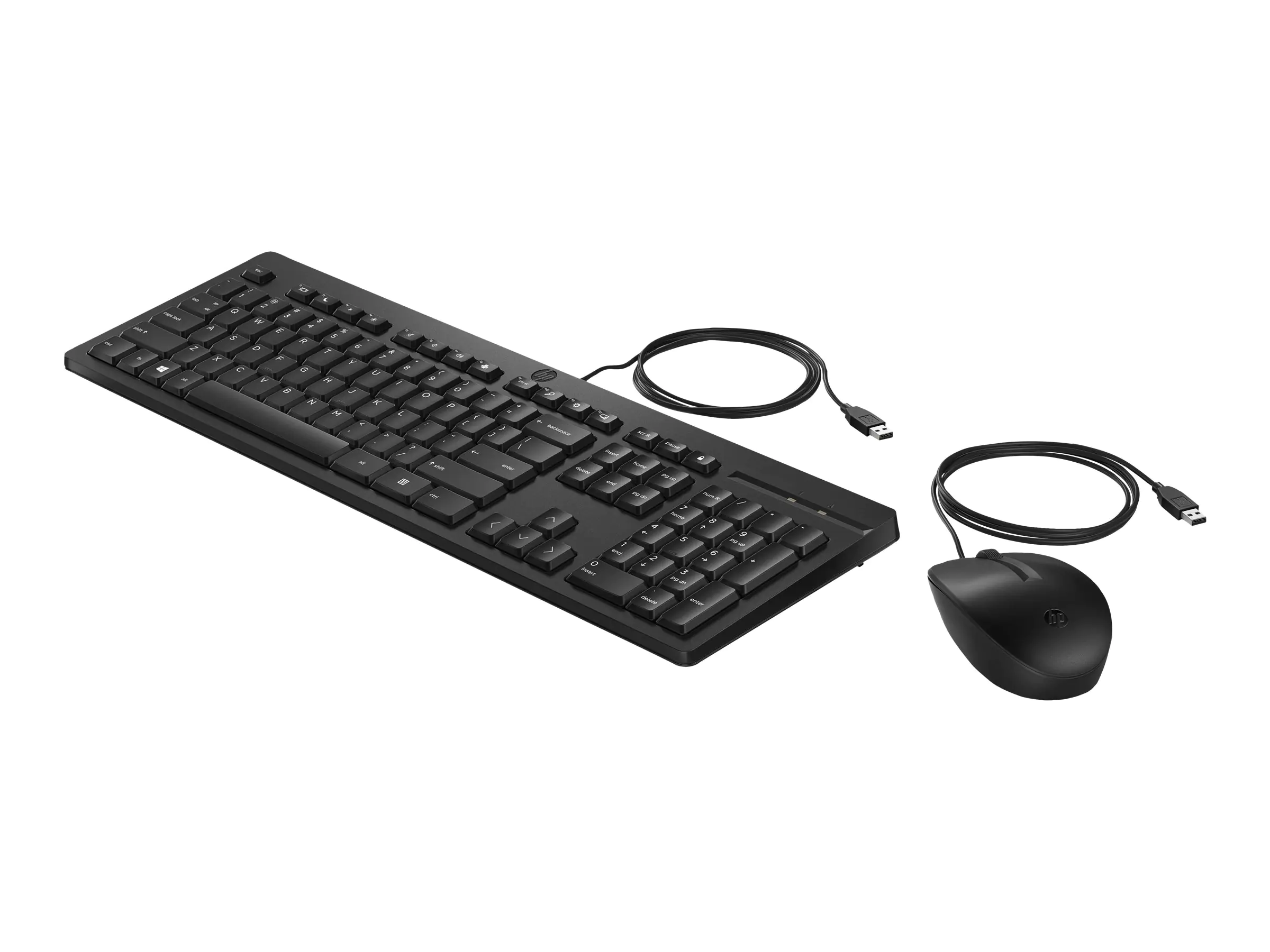 HP 225 - Tastatur-und-Maus-Set - USB - Deutsch - für HP 34; Elite Mobile Thin Client mt645 G7; Laptop 15; Pro Mobile Thin Client mt440 G3